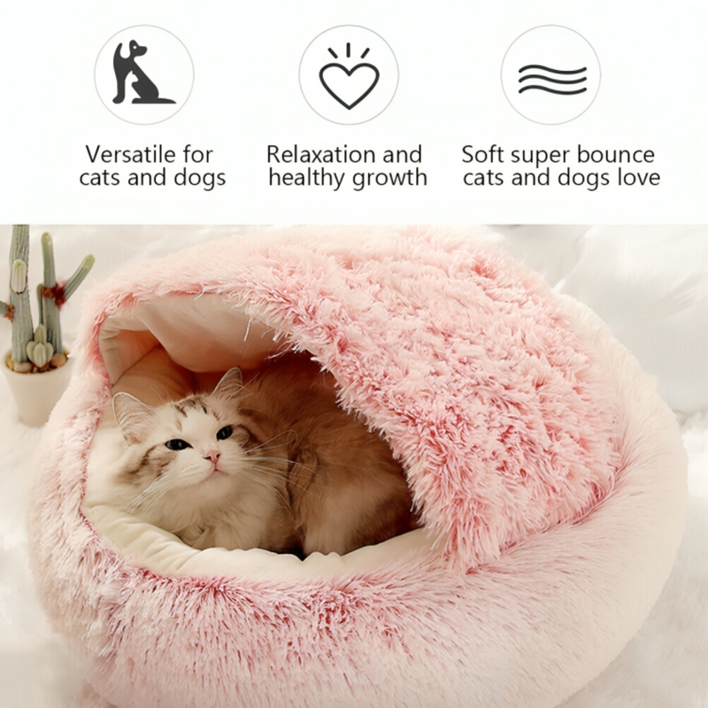 Pet Plush Sleeping Cave