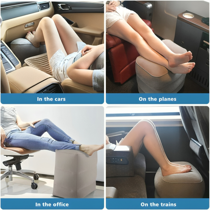 Inflatable Foot Rest and Kids Bed